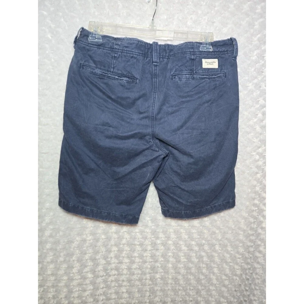 Abercrombie And Fitch Washed Blue Mens Shorts Size 34